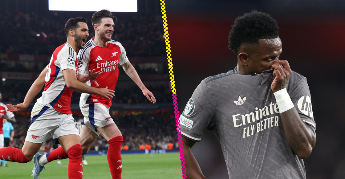 Los golazos de Declan Rice y el baile de Arsenal al Real Madrid en la Champions League