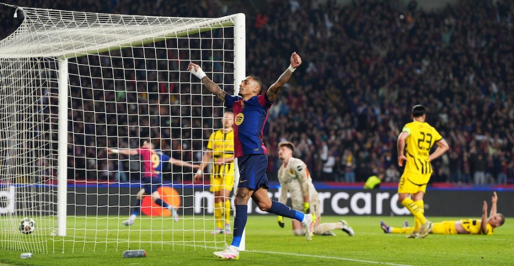 Barcelona golea al Dortmund.