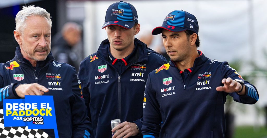 Checo Pérez y Jonathan Wheatley