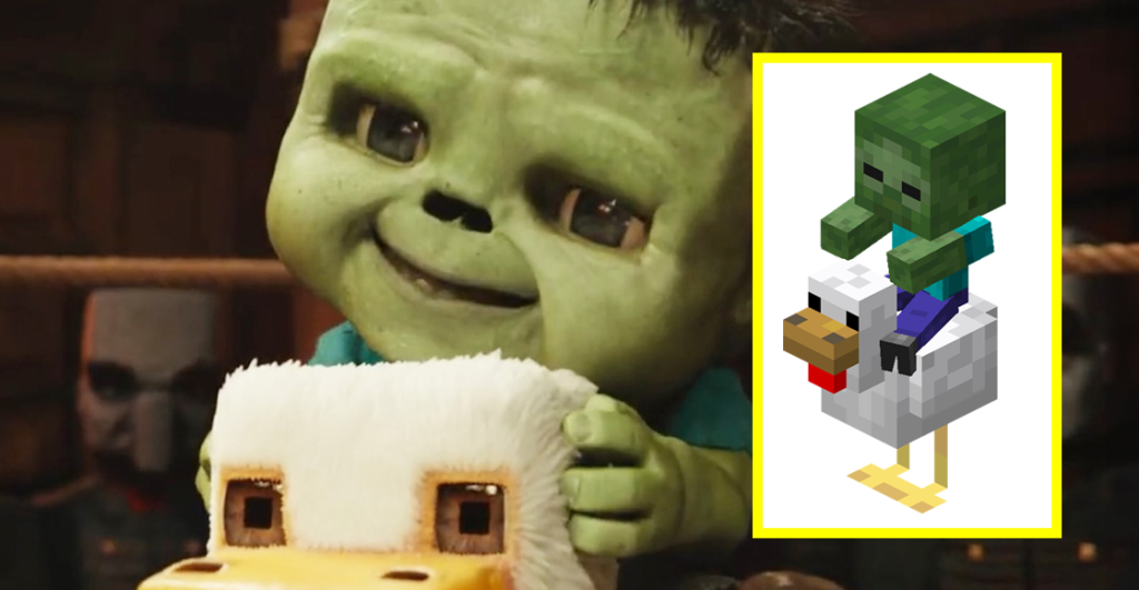 detras-del-meme-gritos-en-la-pelicula-de-minecraft-y-el-chicken-jockey-2