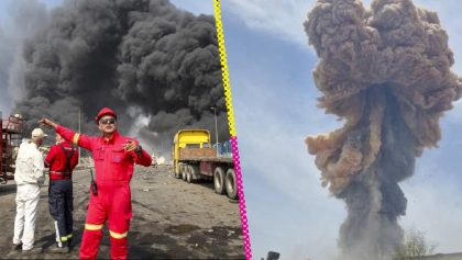 Explosión de combustible para misiles en Irán