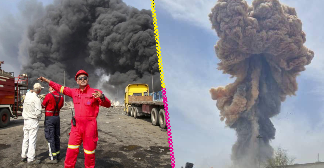 Explosión de combustible para misiles en Irán