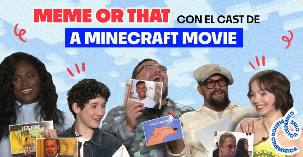 ¡Random! Nos divertimos jugando con memes junto a Jack Black, Jason Momoa y el elenco de Minecraft