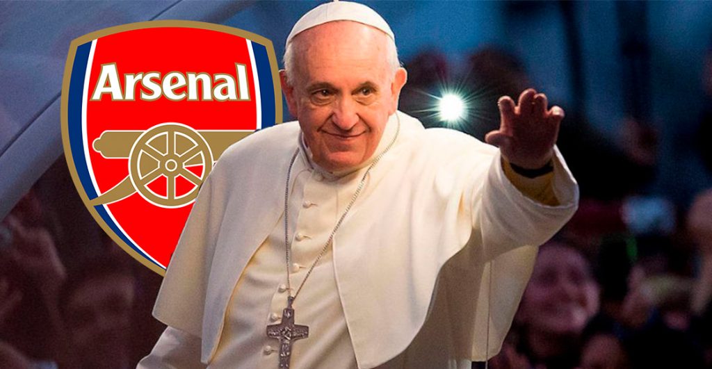 La muerte del Papa Francisco anticipa a Arsenal campeón de la Champions League