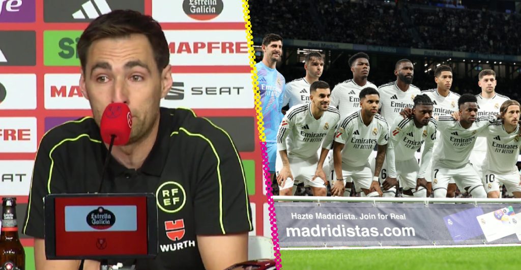 Árbitro llora previo a la final de la Copa del Rey ante la presión del Real Madrid