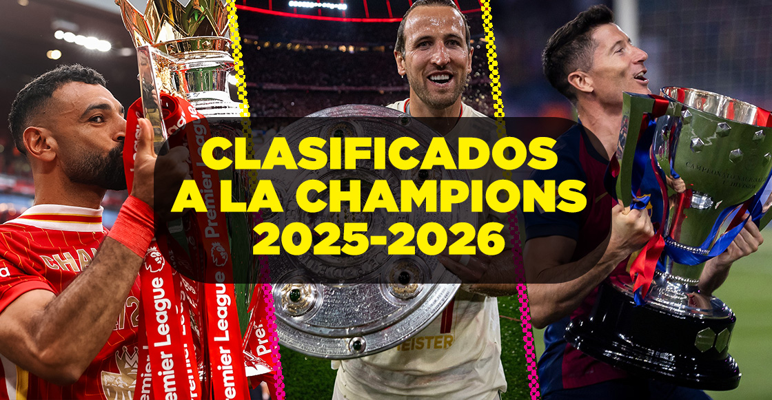 Los equipos ya clasificados a la próxima Champions League 2025-2026