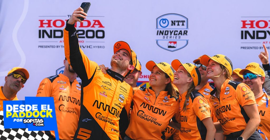 Pato O'Ward en IndyCar