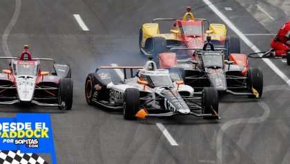 Pato O'Ward en las 500 Millas de Indianapolis