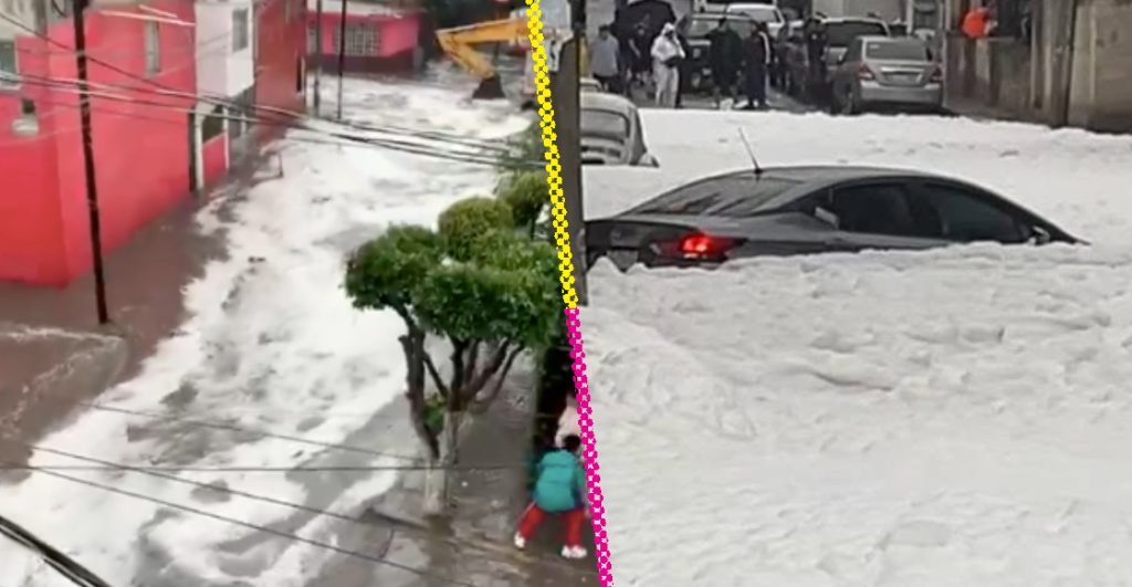 En imágenes: Lluvias desbordan la presa 'Los Cuartos' en Naucalpan