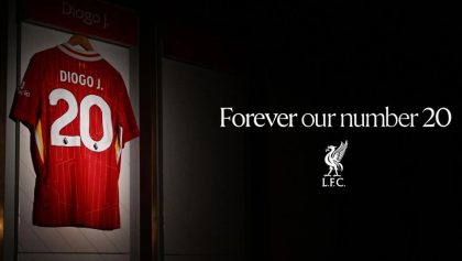 Liverpool retira el número de Diogo Jota