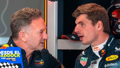 Max Verstappen y Christian Horner